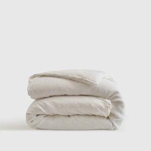 NWOT Quince White European Linen Twin Duvet Cover